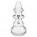 Large Ceramic Chess Piece Bong - White Queen