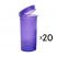 19 Dram Pop Top Vial - Transparent Purple - 20 x 19 Dram Vials