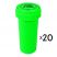 30 Dram Push 'N' Turn Vial - Green - 20 x 30 Dram Vials