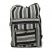 Woven Gheri Backpack - Black & White