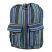 Two Pocket Woven Backpack - Blue
