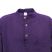 Image 5 of Plain Purple Cotton Grandad Shirt
