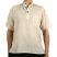 Plain Cream Short Sleeve Grandad Shirts - Large