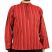 Striped Red Grandad Shirt - Large