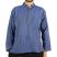 Striped Blue Grandad Shirt - XL