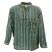 Image 3 of Striped Bright Green Grandad Shirt