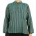 Striped Bright Green Grandad Shirt - XL