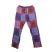 Patchwork Purple Trousers - XL