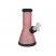 Basil Bush Frosted Glass 20cm Ice Beaker Bong - Pink