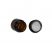 Image 2 of Brown Glass Round Stash Pot