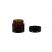 Image 3 of Brown Glass Round Stash Pot