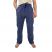 Shayma Blue Stonewash Cotton Trousers - Large