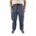 Seersucker Cargo Combat Trousers - Purple - Large