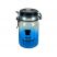 Headchef Two-Tone Glass Clip Top Storage Jars - Blue - Large (240ml)