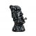 Easter Island Head Ceramic Bong - Black & White