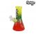 Image 1 of Chongz "Babylon" 20cm Rasta 6mm Glass Beaker Bong