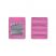 Plain Mylar Bag 3.5g with Square Window - Pink