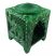 Medium Elephant Square Oil Burners - Green